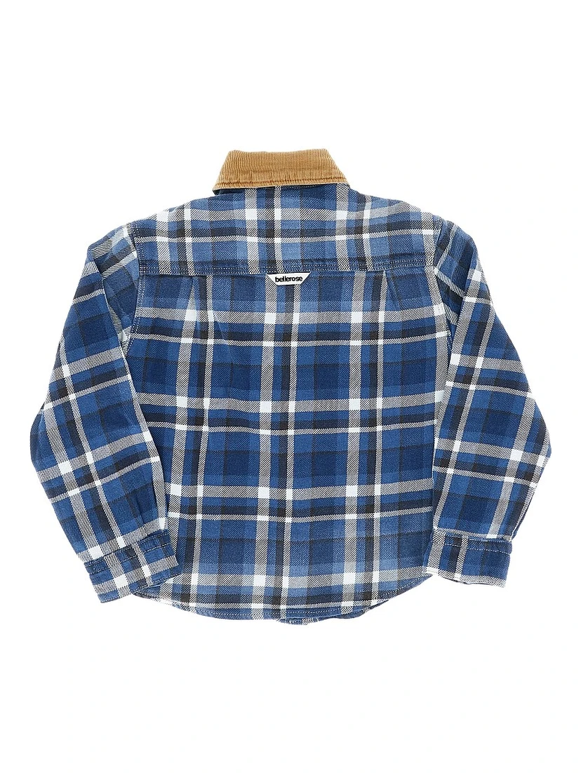 Cotton shirt with Check motif