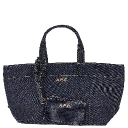 Denim small 'Le Drummer Toile' bag