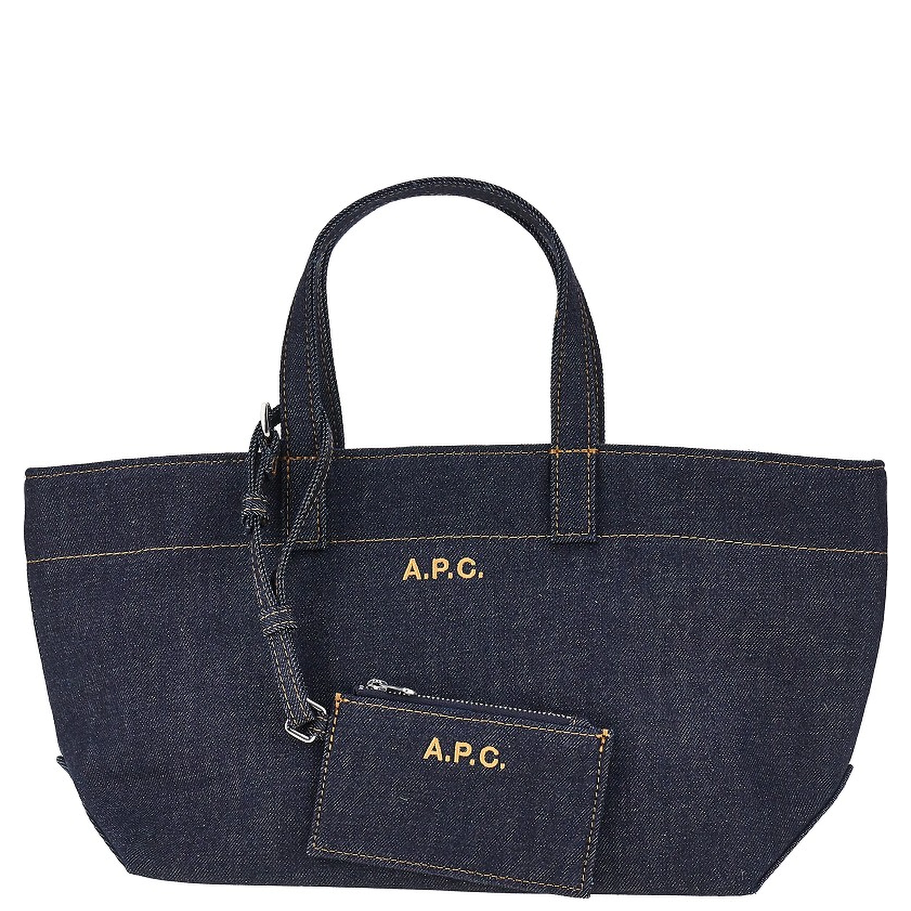 Denim small 'Le Drummer Toile' bag