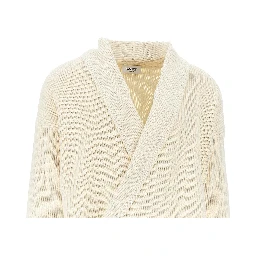 Cotton knitted cardigan