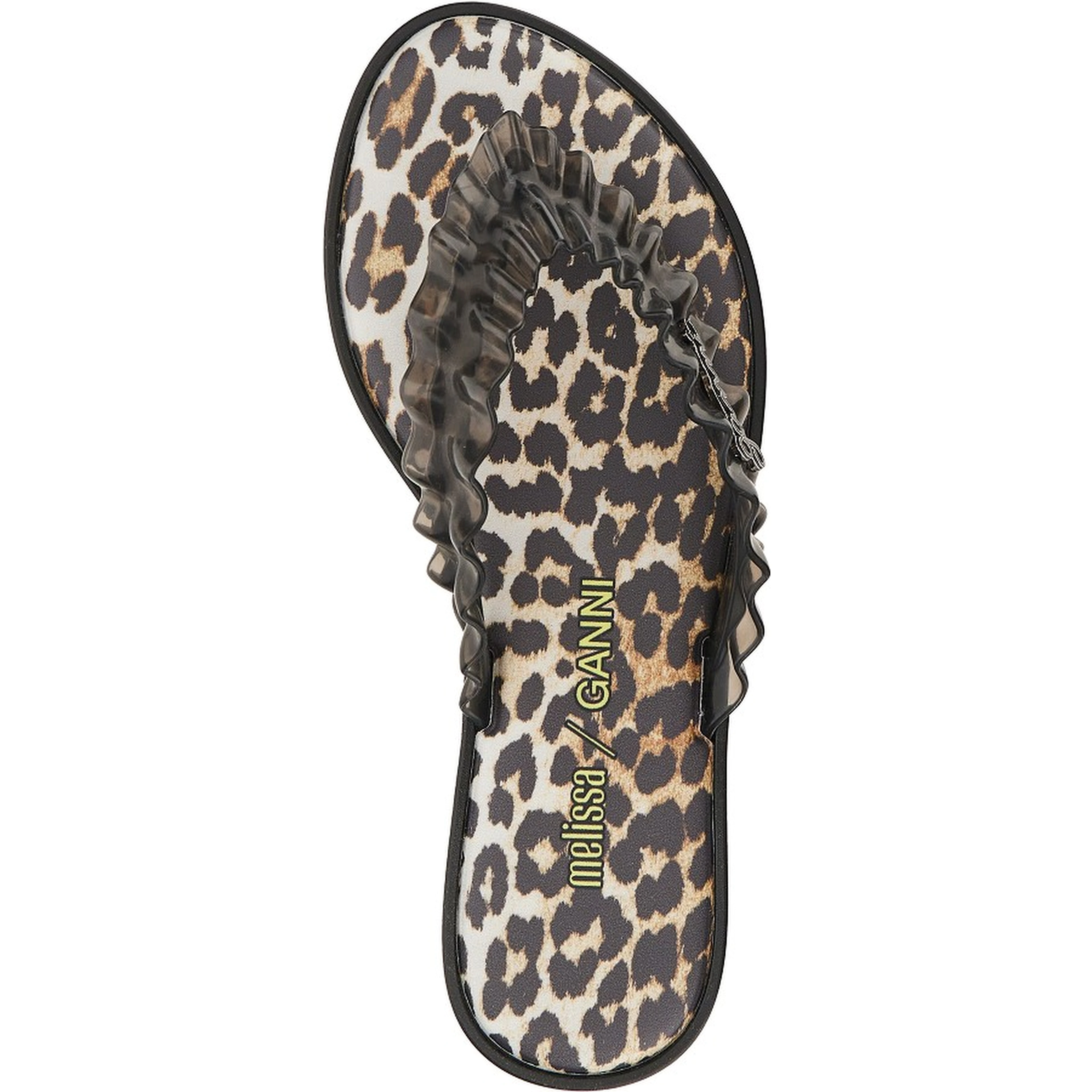 GANNI x Melissa rubber thong slides