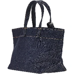Denim small 'Le Drummer Toile' bag