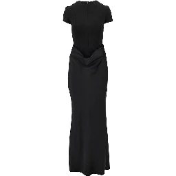 Draped maxi dress