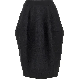 'Ovalo' wool skirt