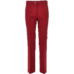 Viscose-blend crêpe pants