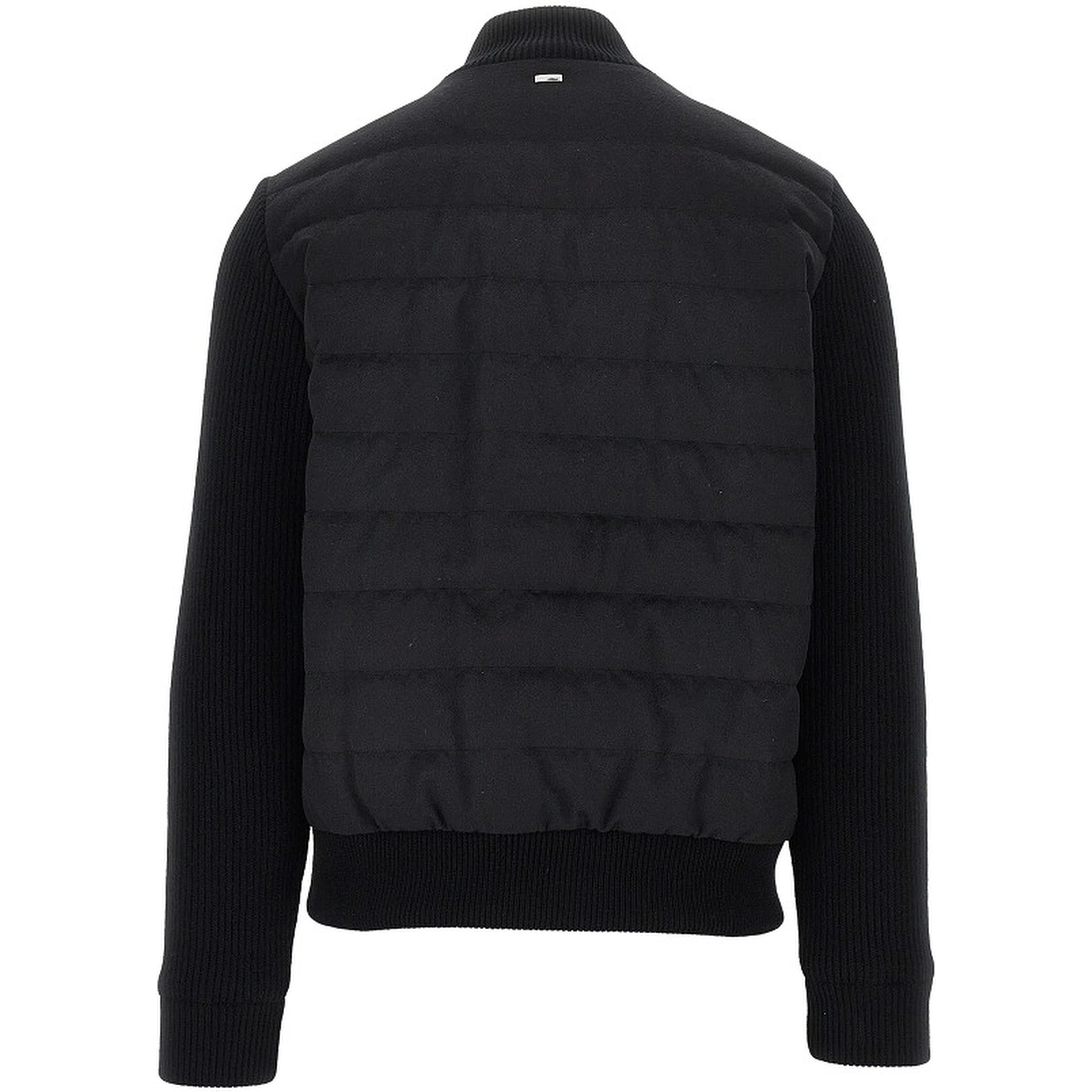 'Resort' flannel and knitted jacket