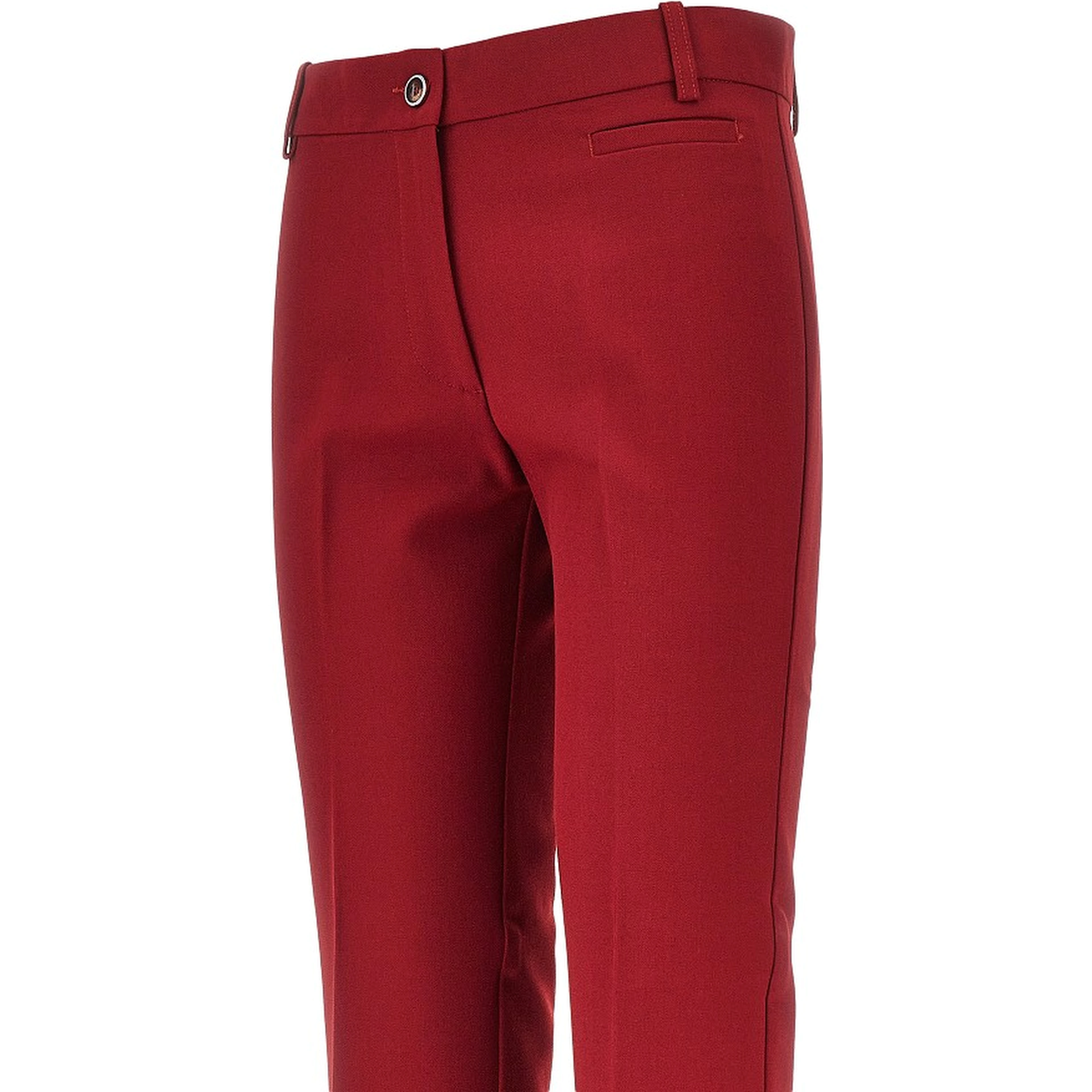 Viscose-blend crêpe pants