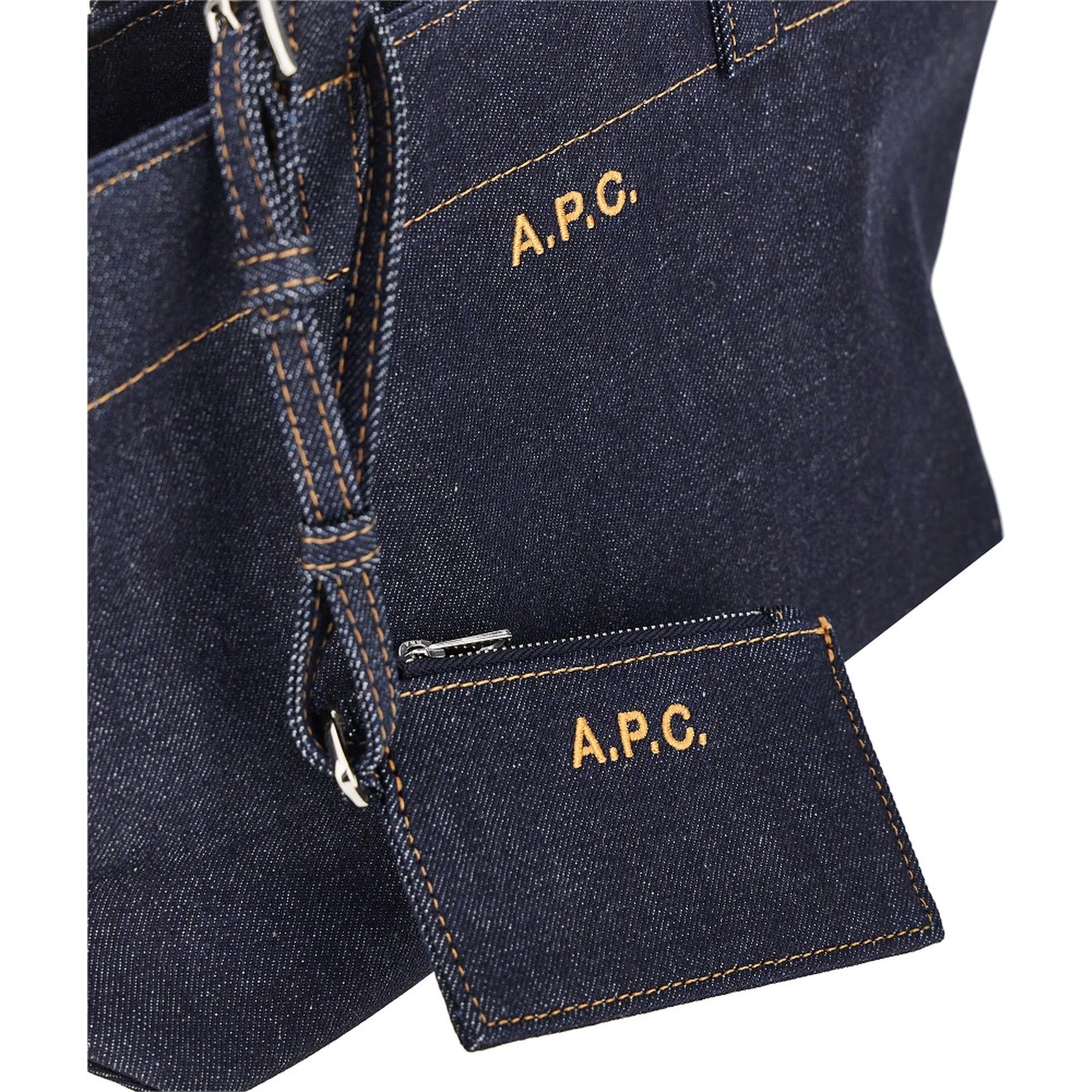 Denim small 'Le Drummer Toile' bag