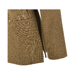 Gabardine jacket with belt