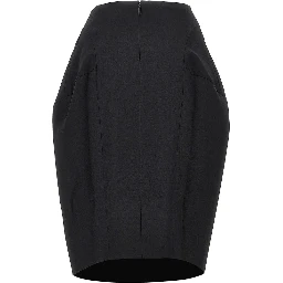 'Ovalo' wool skirt