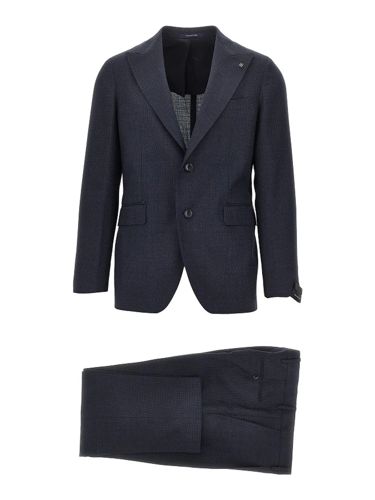 Virgin wool tailored suit