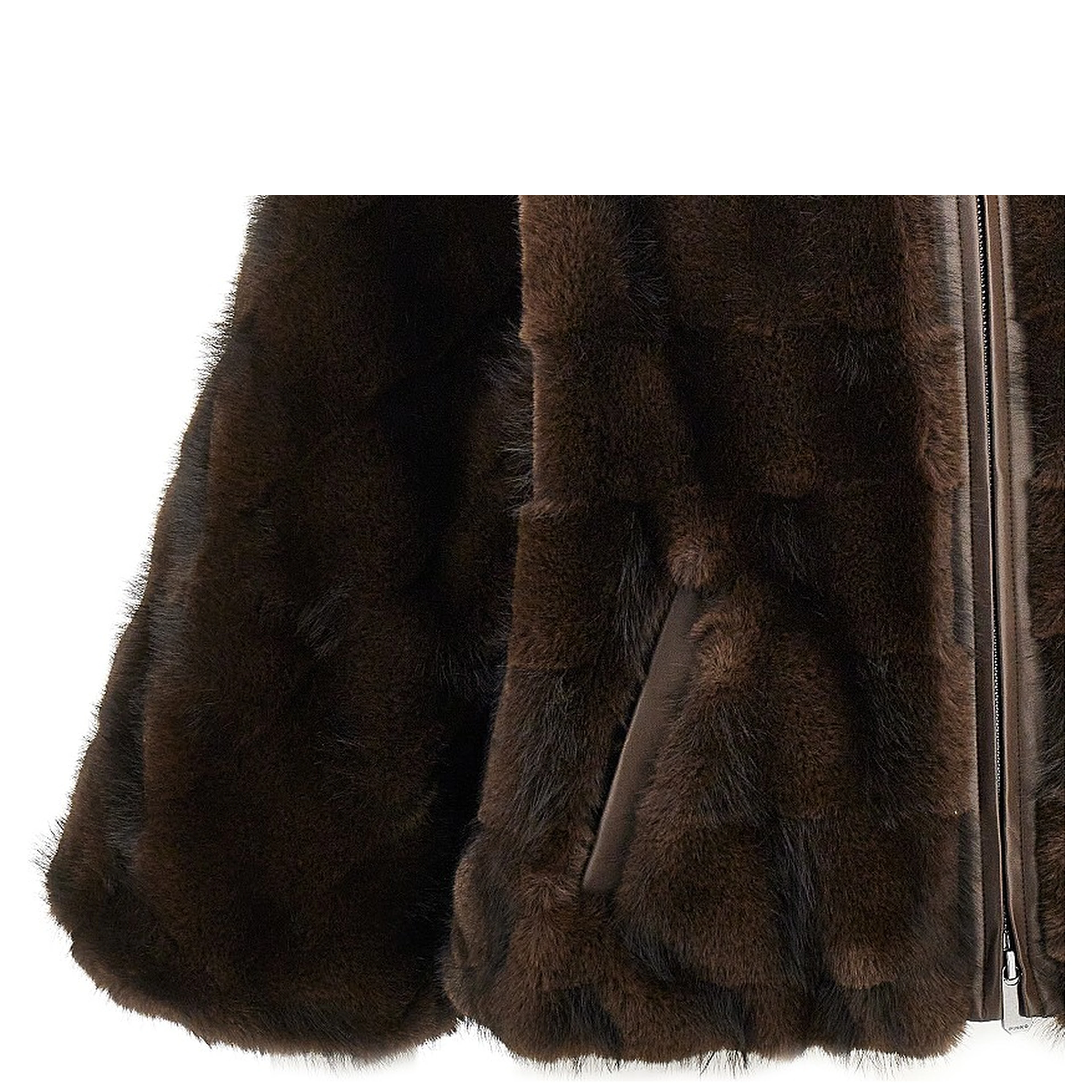 Faux fur blouson jacket