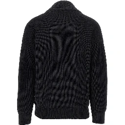 Cotton knitted cardigan
