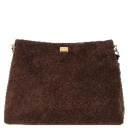 'Vittoria' suede leather big bag
