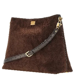 'Vittoria' suede leather big bag