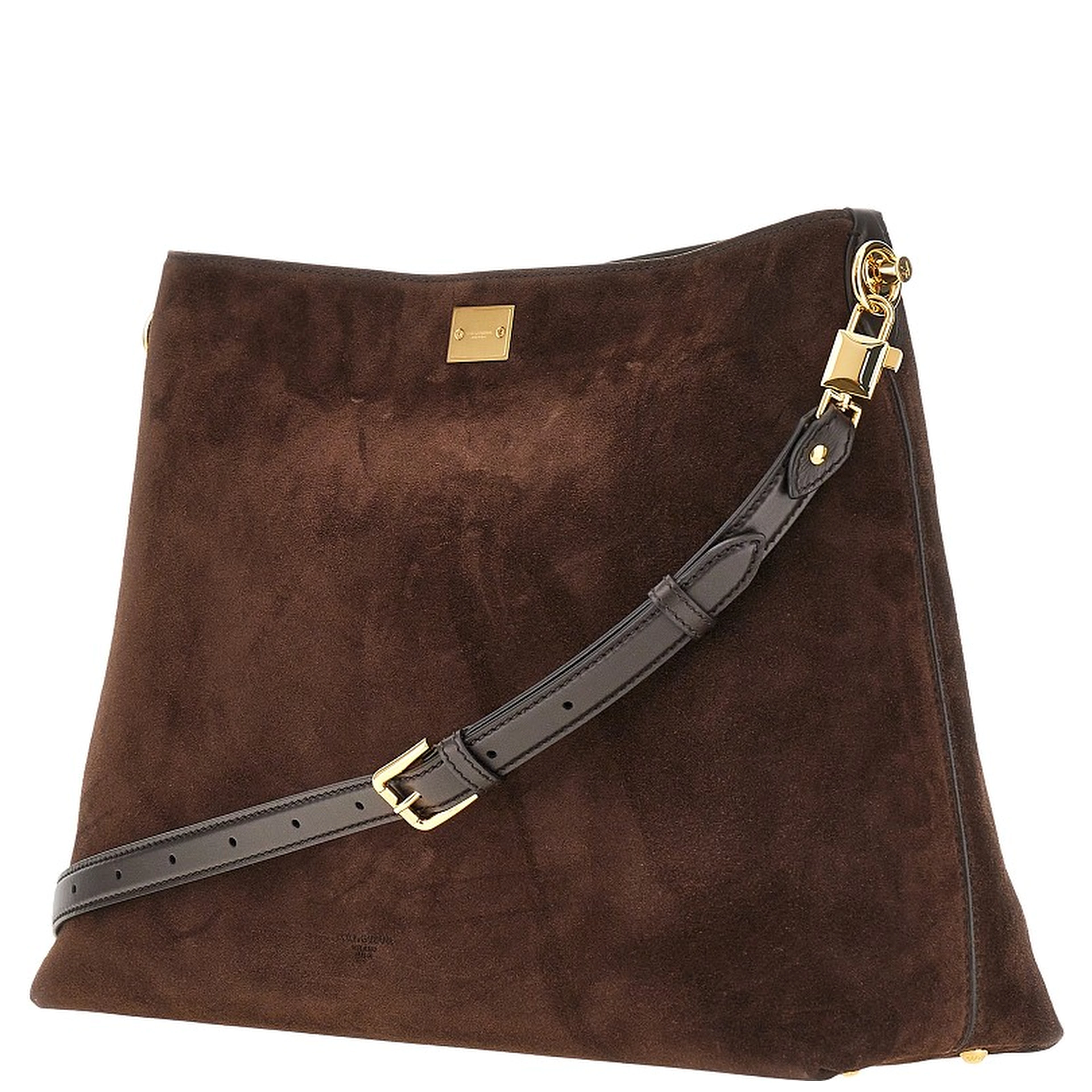 'Vittoria' suede leather big bag