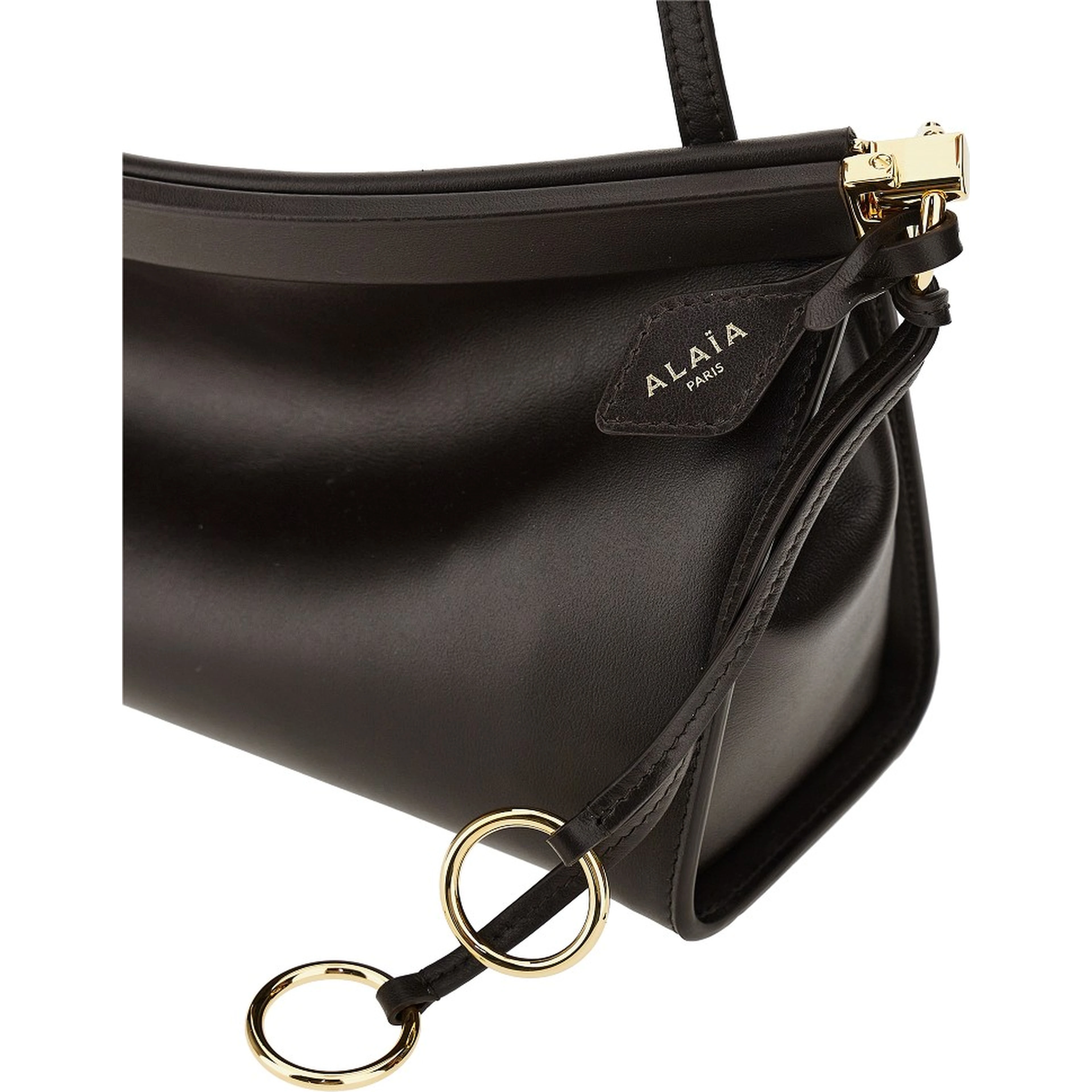 Medium 'Le Click East West' leather bag