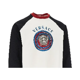 Cotton T-shirt with Medusa Logo print