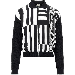 Cardigan with Sylvester print