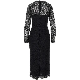 Cordonetto lace midi dress