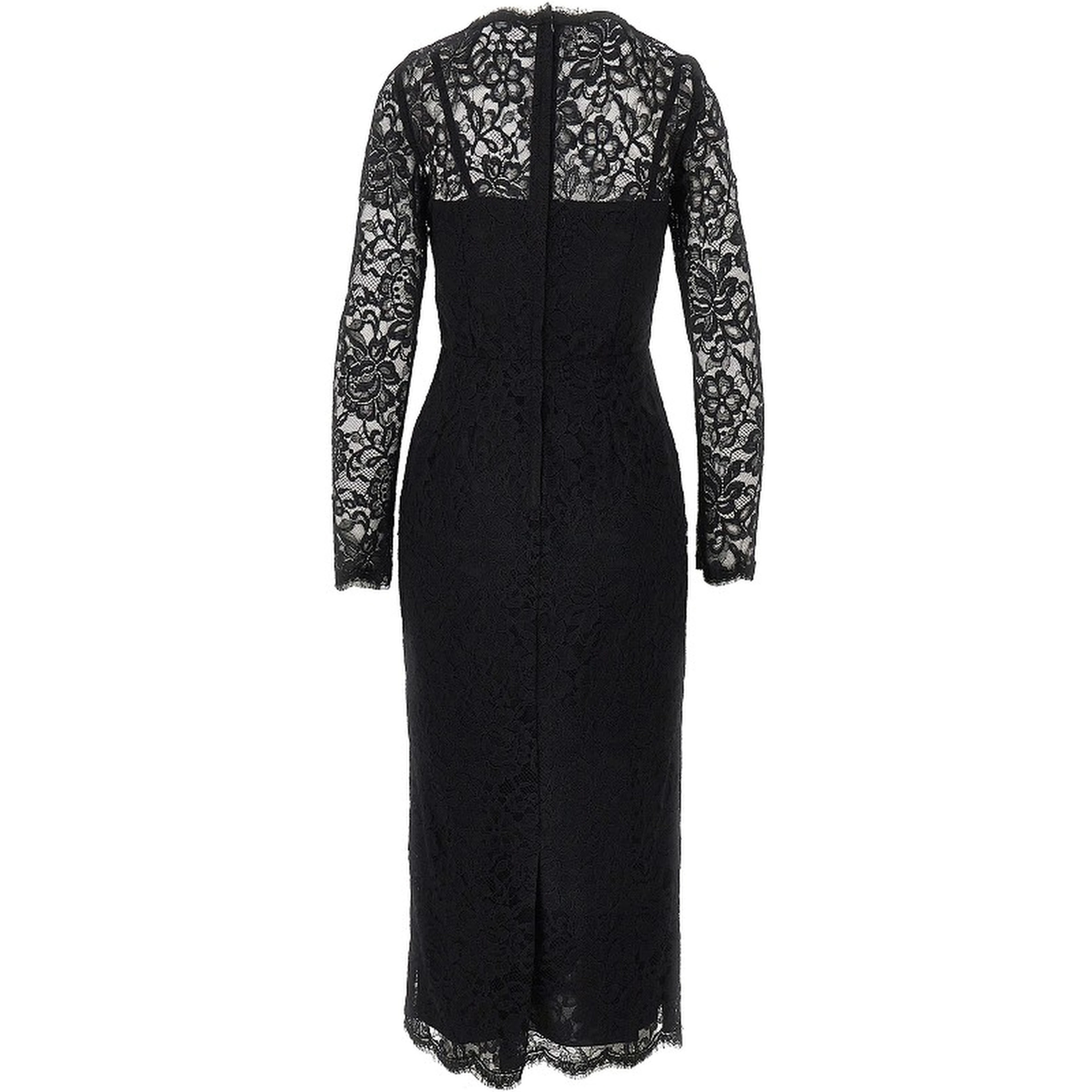 Cordonetto lace midi dress