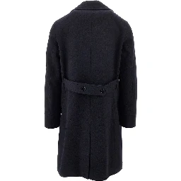 'Achille' 2L felt double-breasted coat