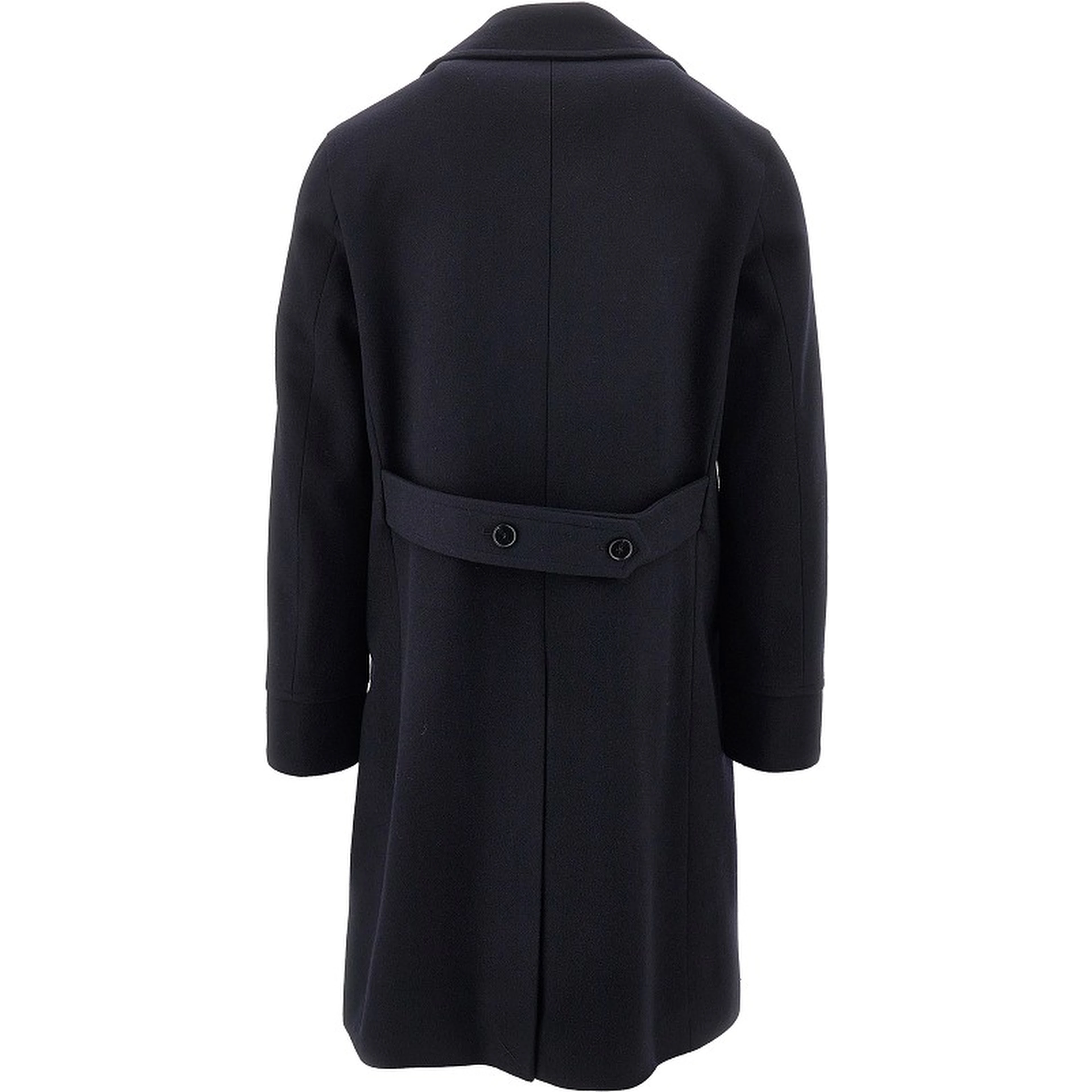 'Achille' 2L felt double-breasted coat