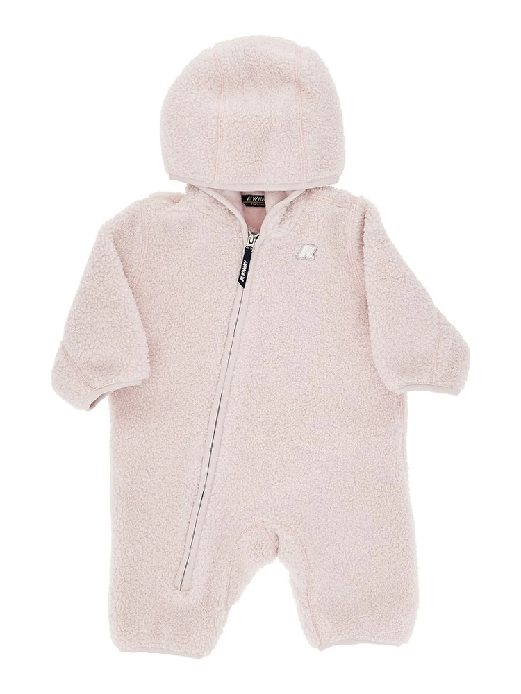 Teddy fabric 'Jannette Polar' romper suit