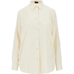 Jacquard silk-blend shirt