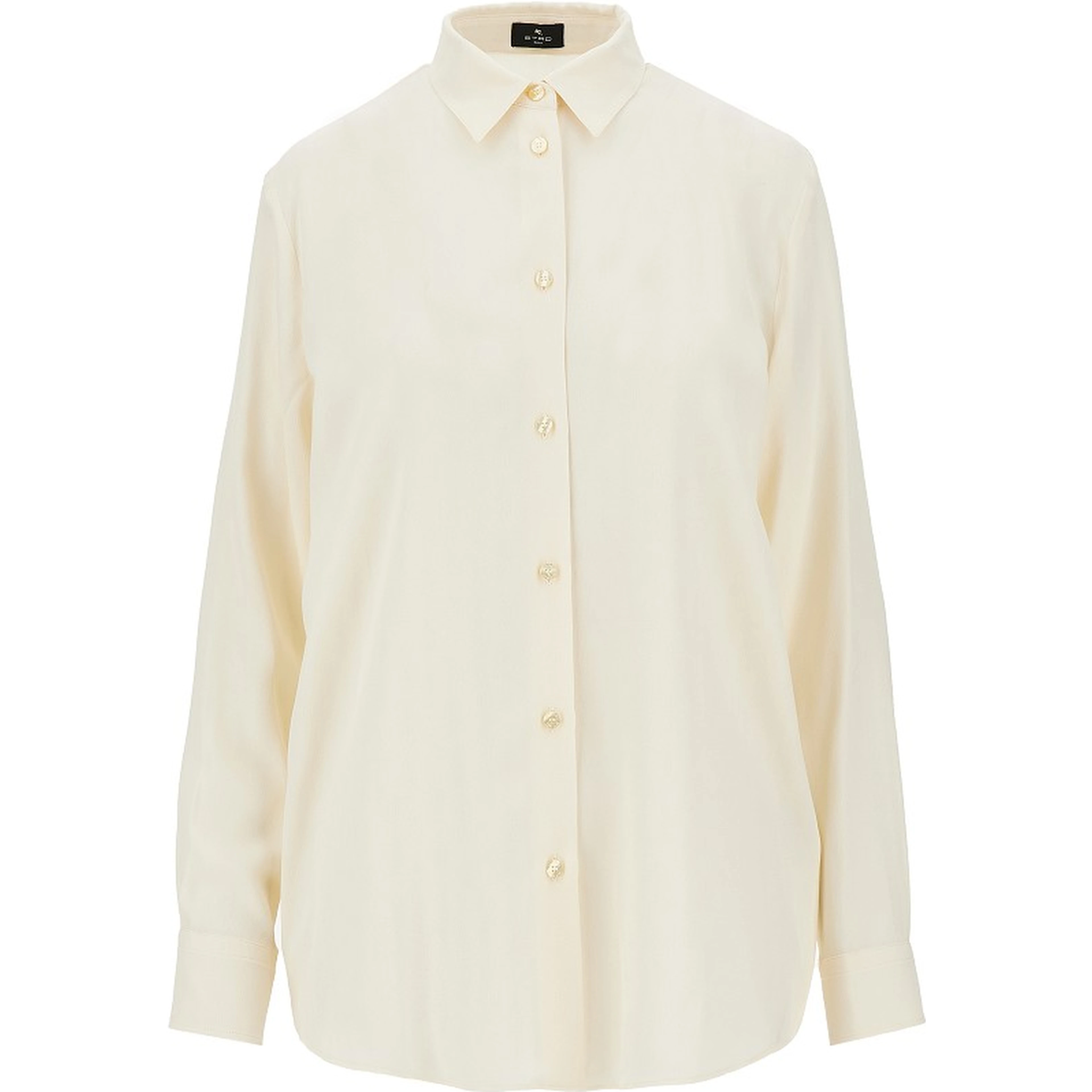 Jacquard silk-blend shirt