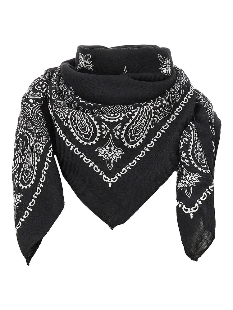 'Judy' wool squared scarf