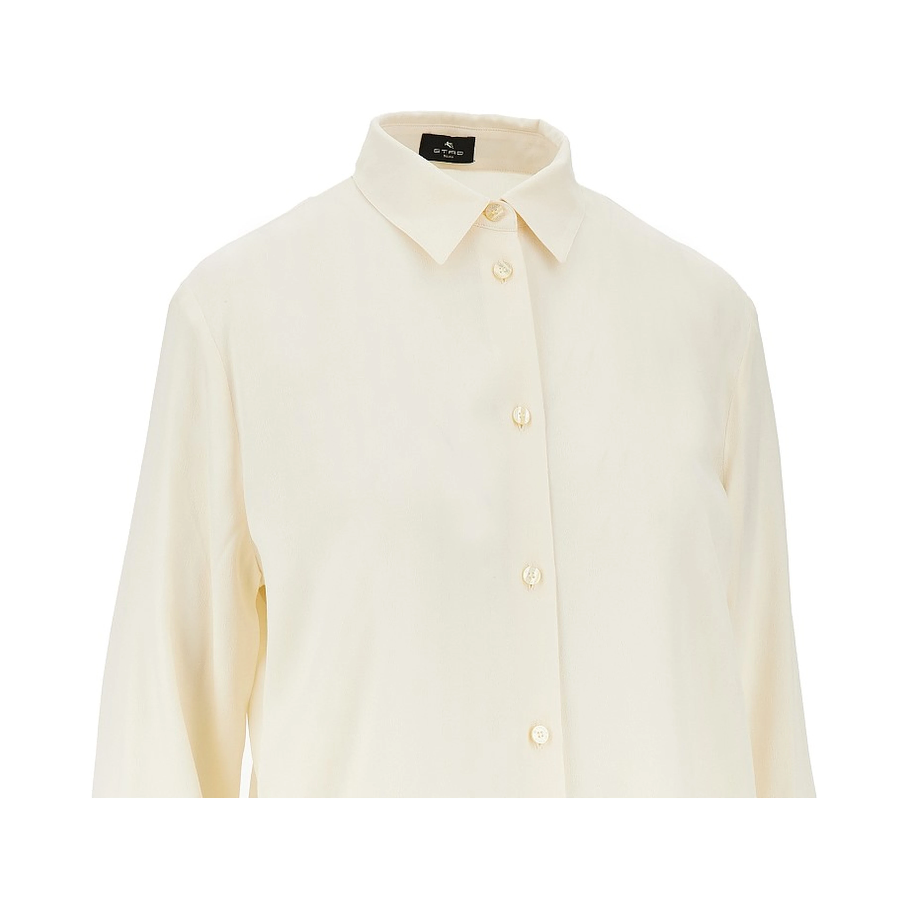 Jacquard silk-blend shirt