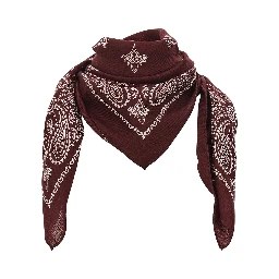 'Judy' wool squared scarf