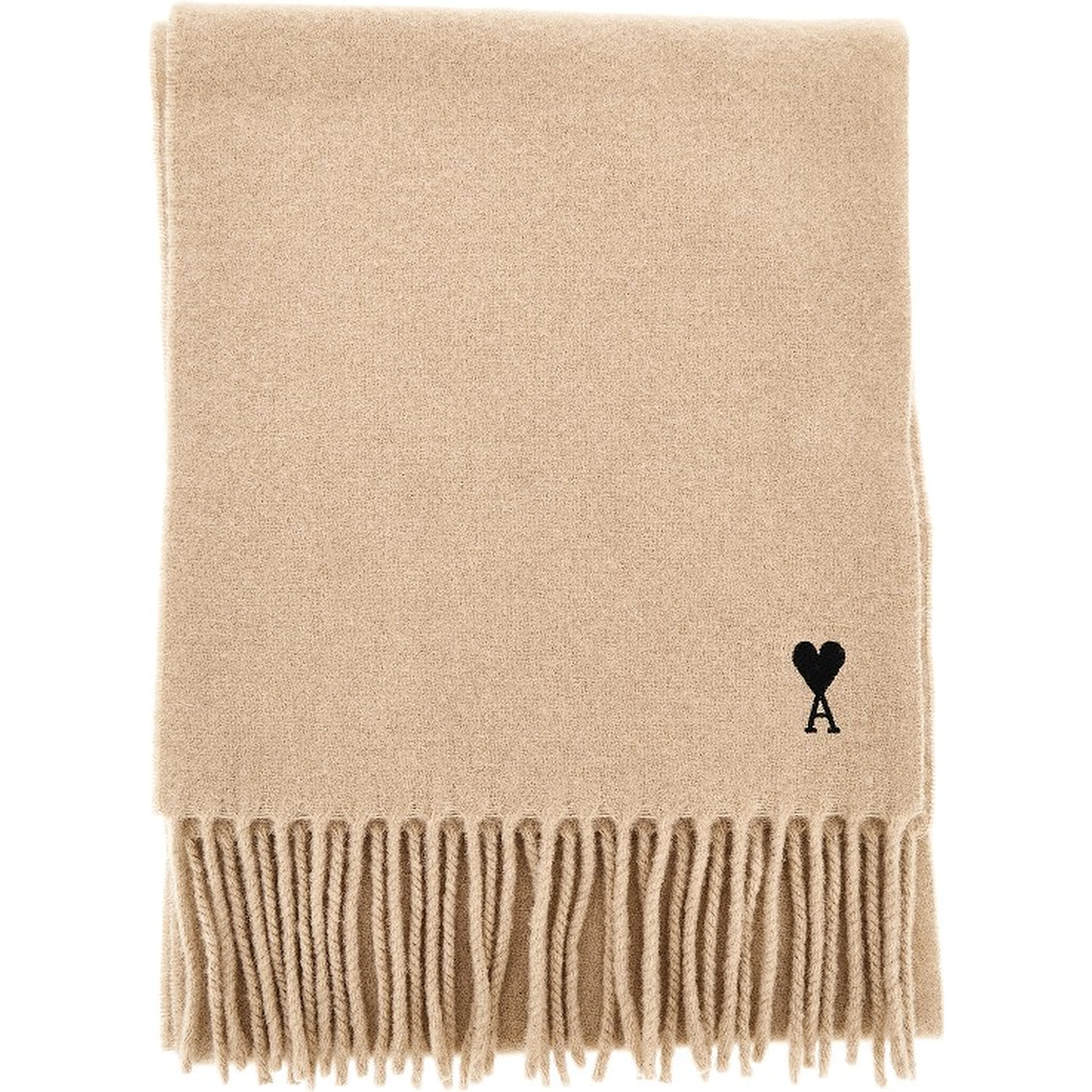 Ami de Coeur embroidery wool scarf