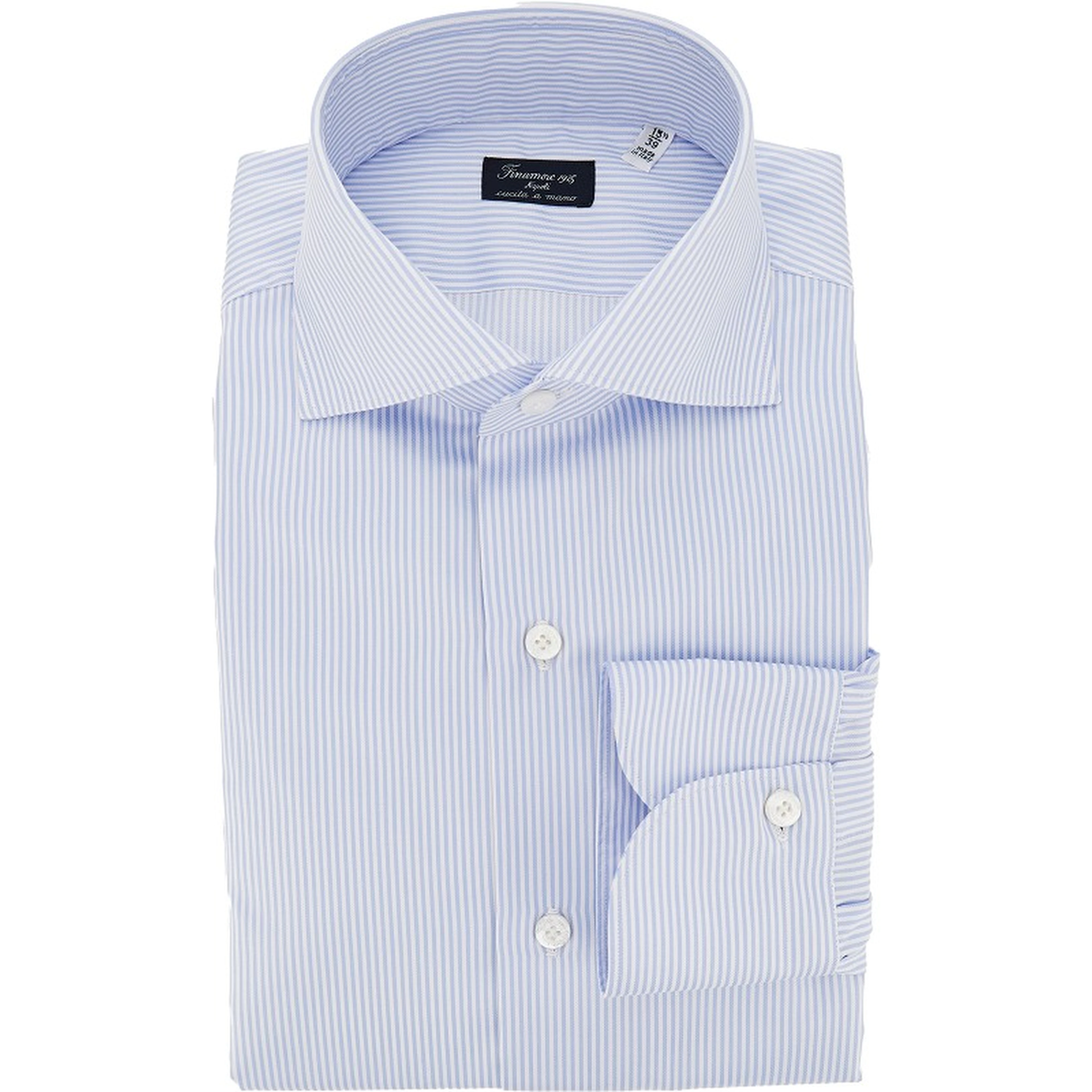 'Milano' cotton shirt with striped motif
