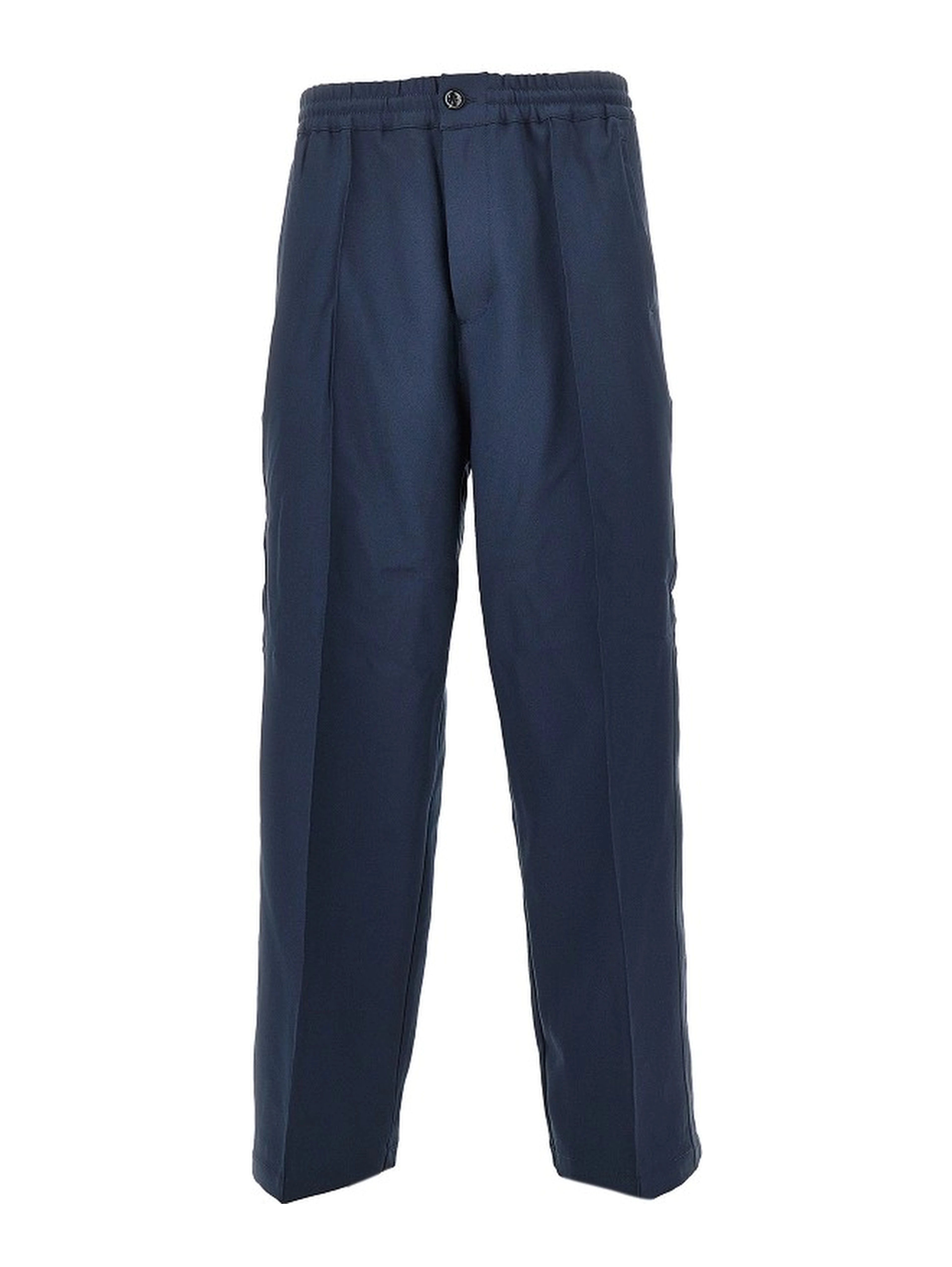 Technical twill tailored pants