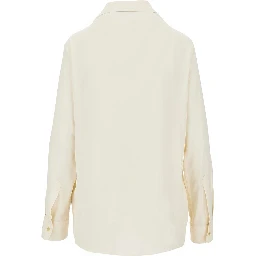 Jacquard silk-blend shirt