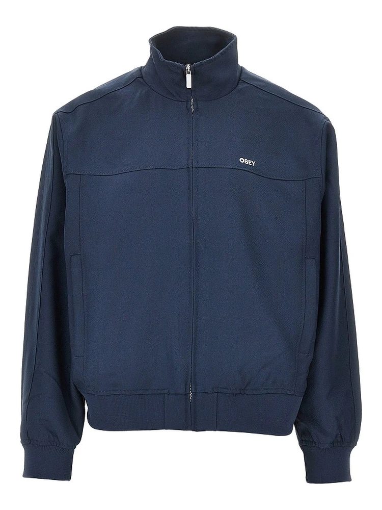 Logo embroidery Tailored track jacket