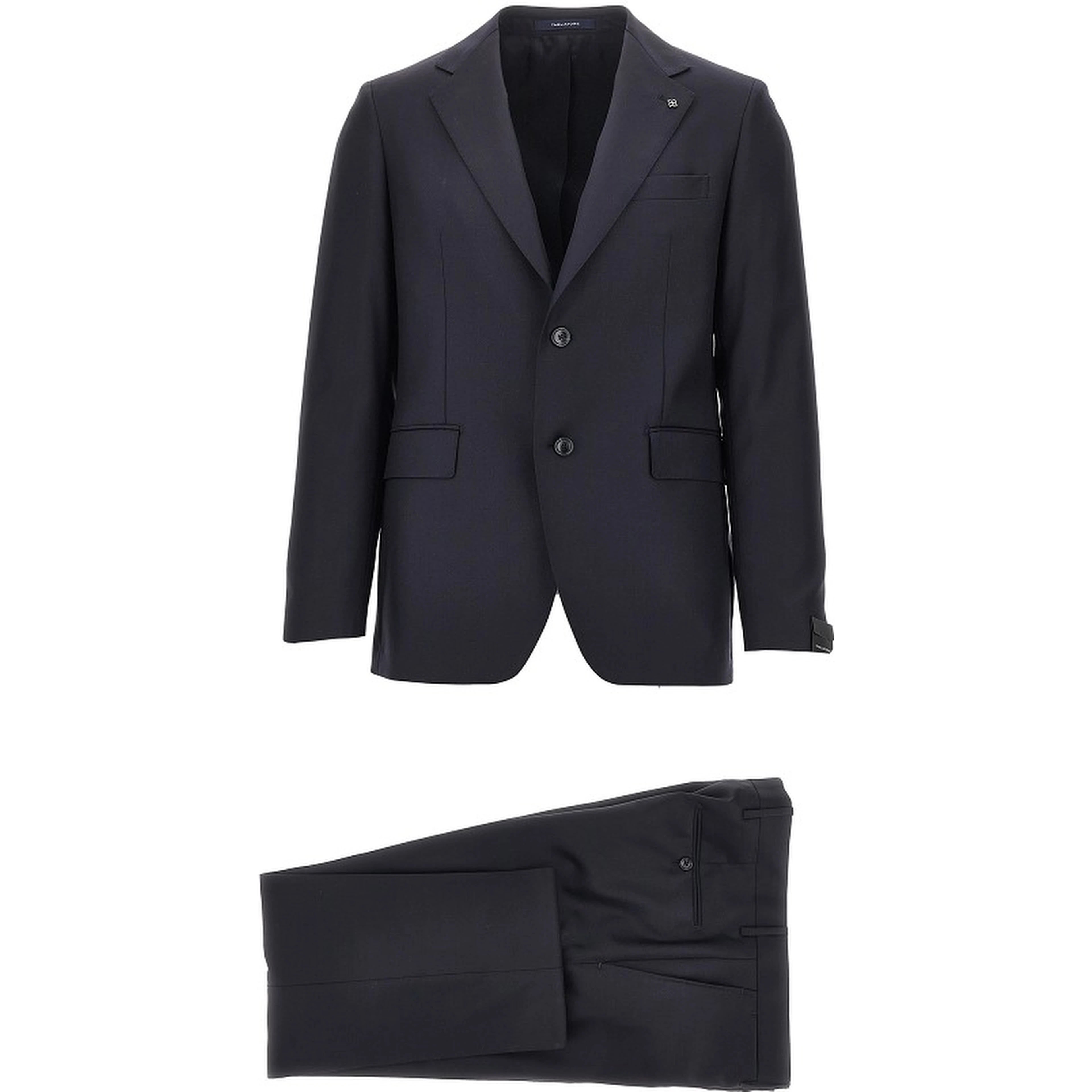 Virgin wool two-pieces tailored suit