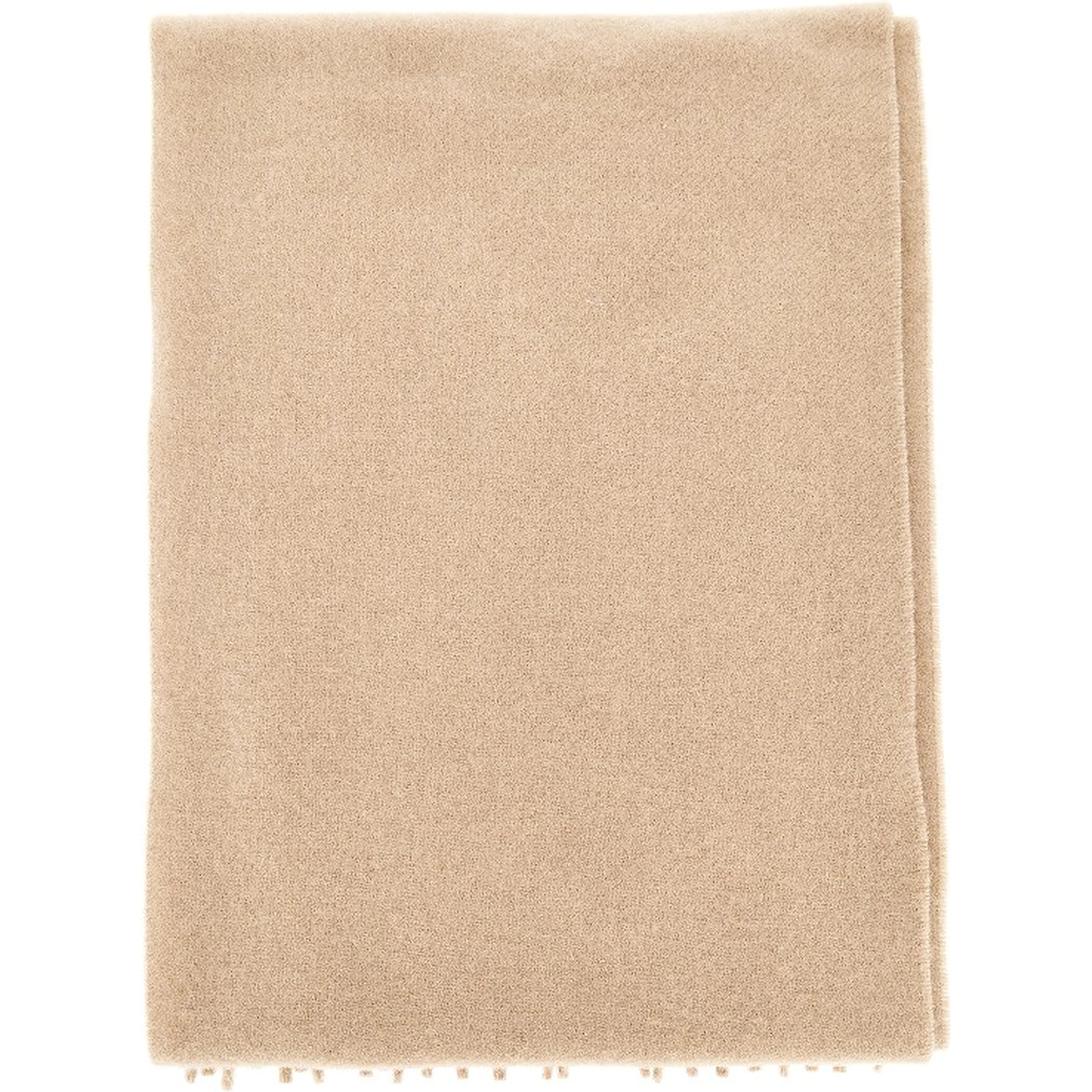 Ami de Coeur embroidery wool scarf