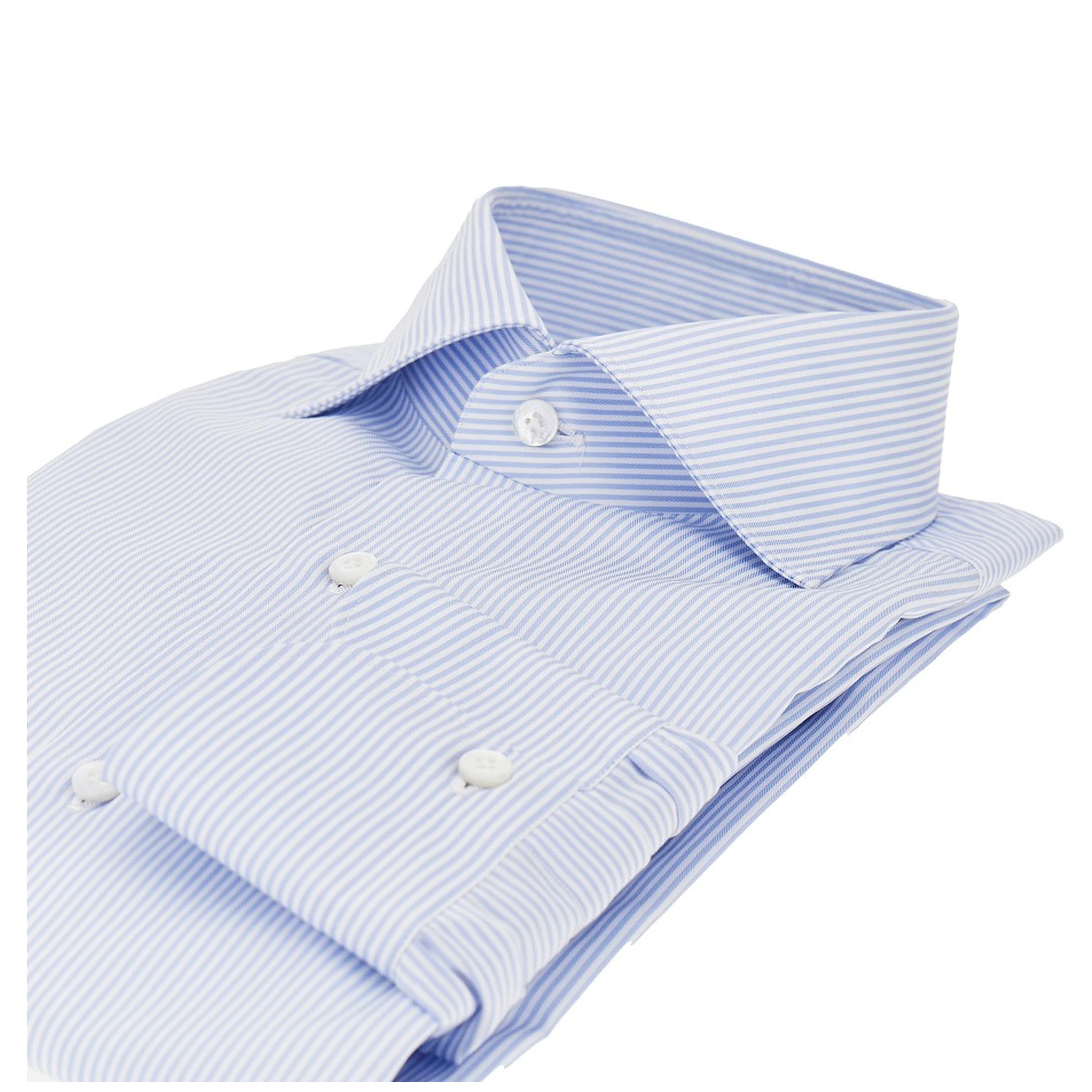 'Milano' cotton shirt with striped motif