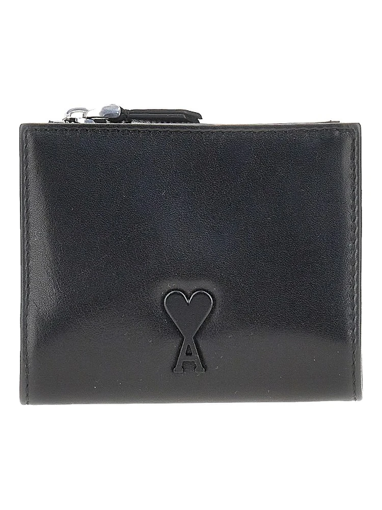 Leather bi-fold Voulez-Vous wallet