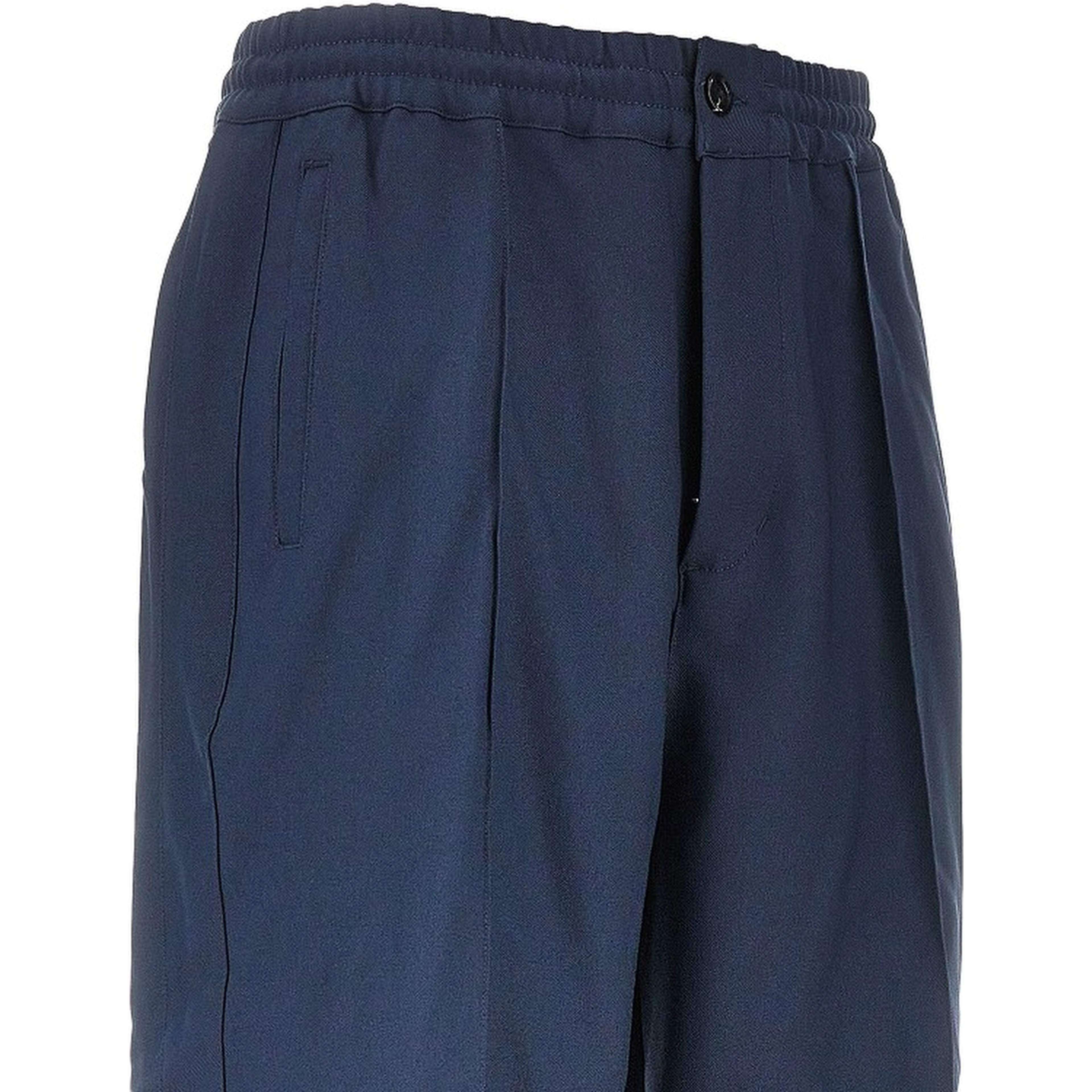 Technical twill tailored pants