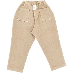 Stretch gabardine pants