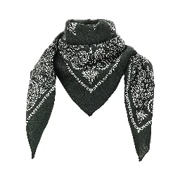 'Judy' wool squared scarf