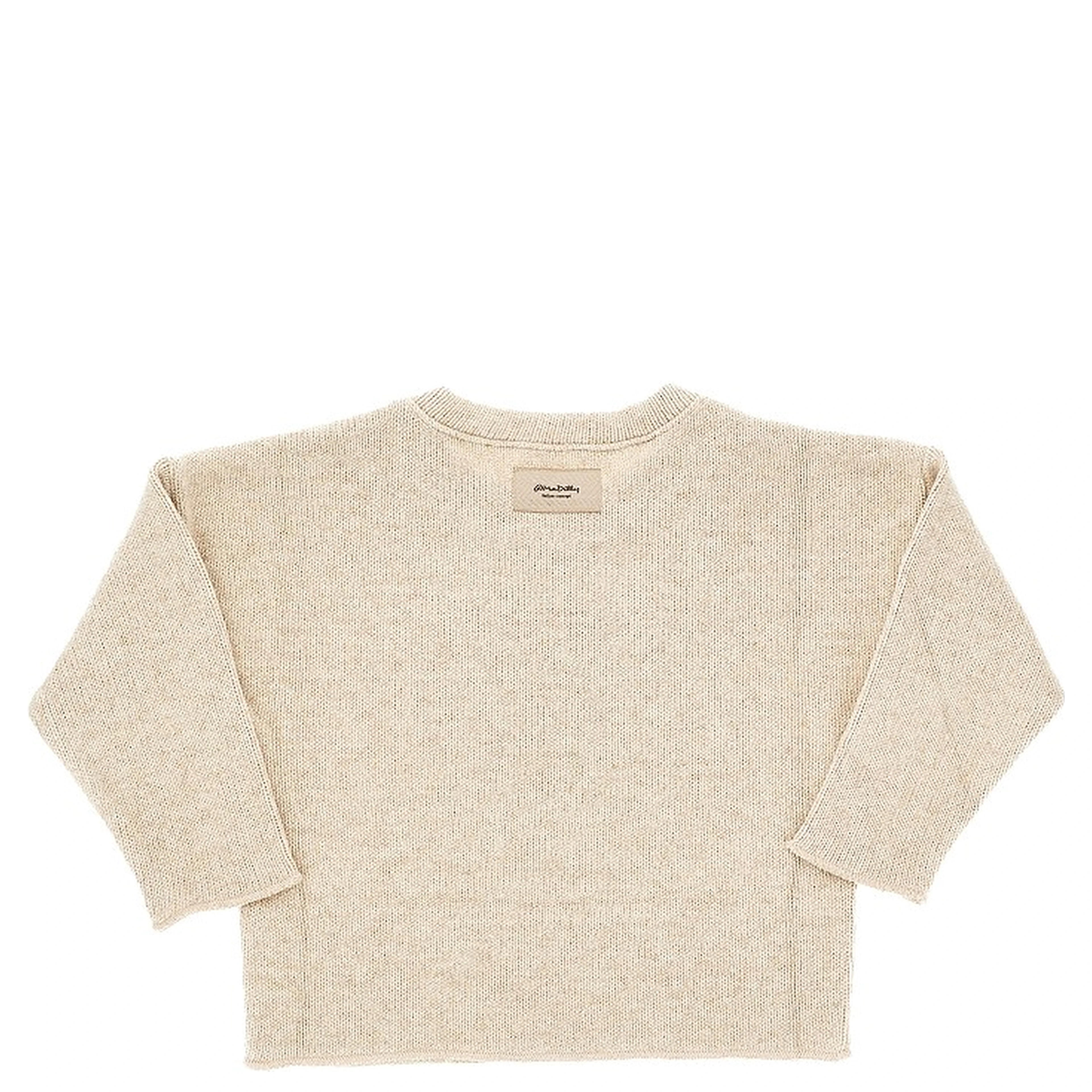 Sequinned heart cotton-blend sweater