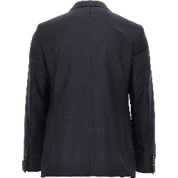 Virgin wool two-pieces tailored suit