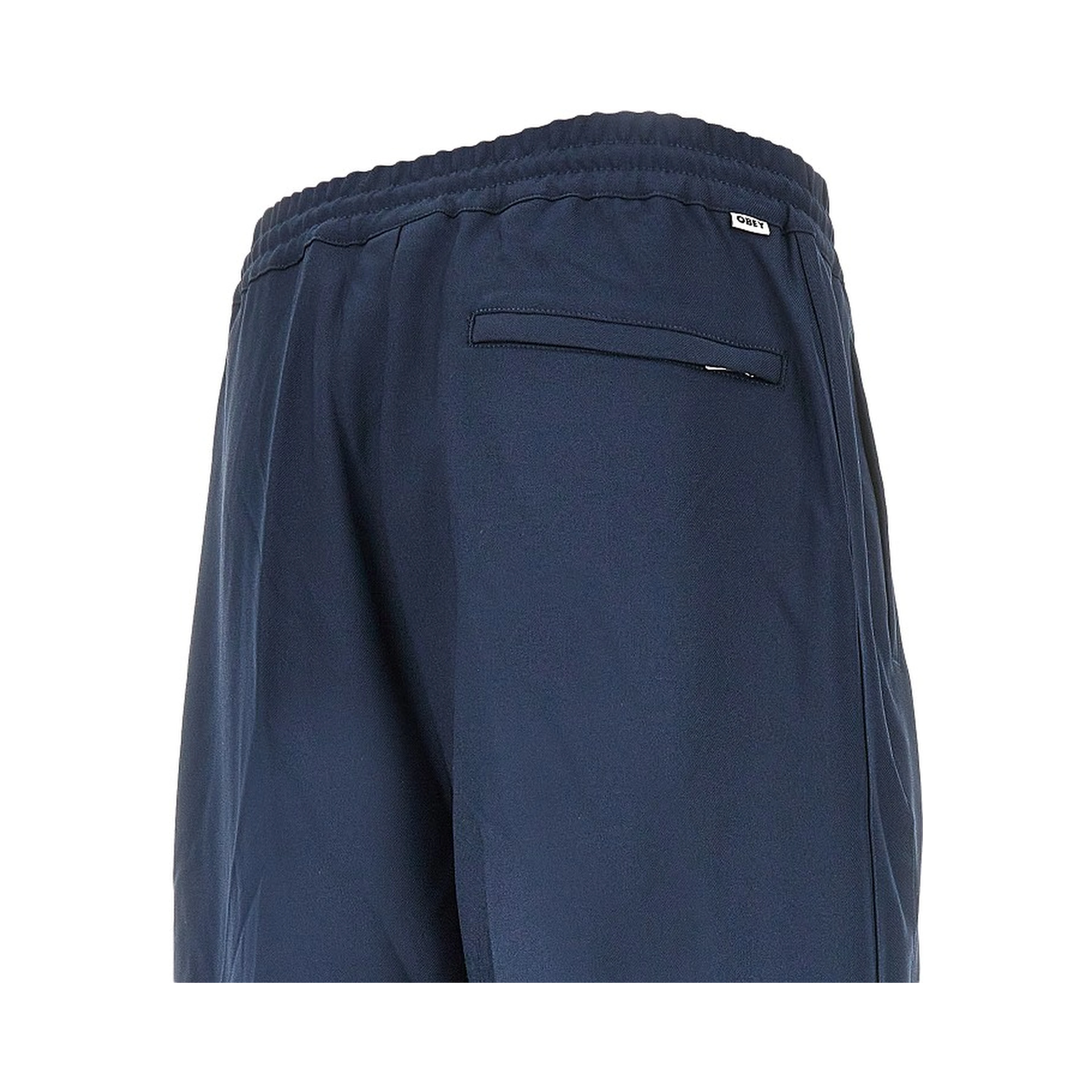 Technical twill tailored pants