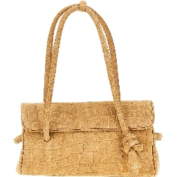 Embossed suede leather 'Turismo Long' bag