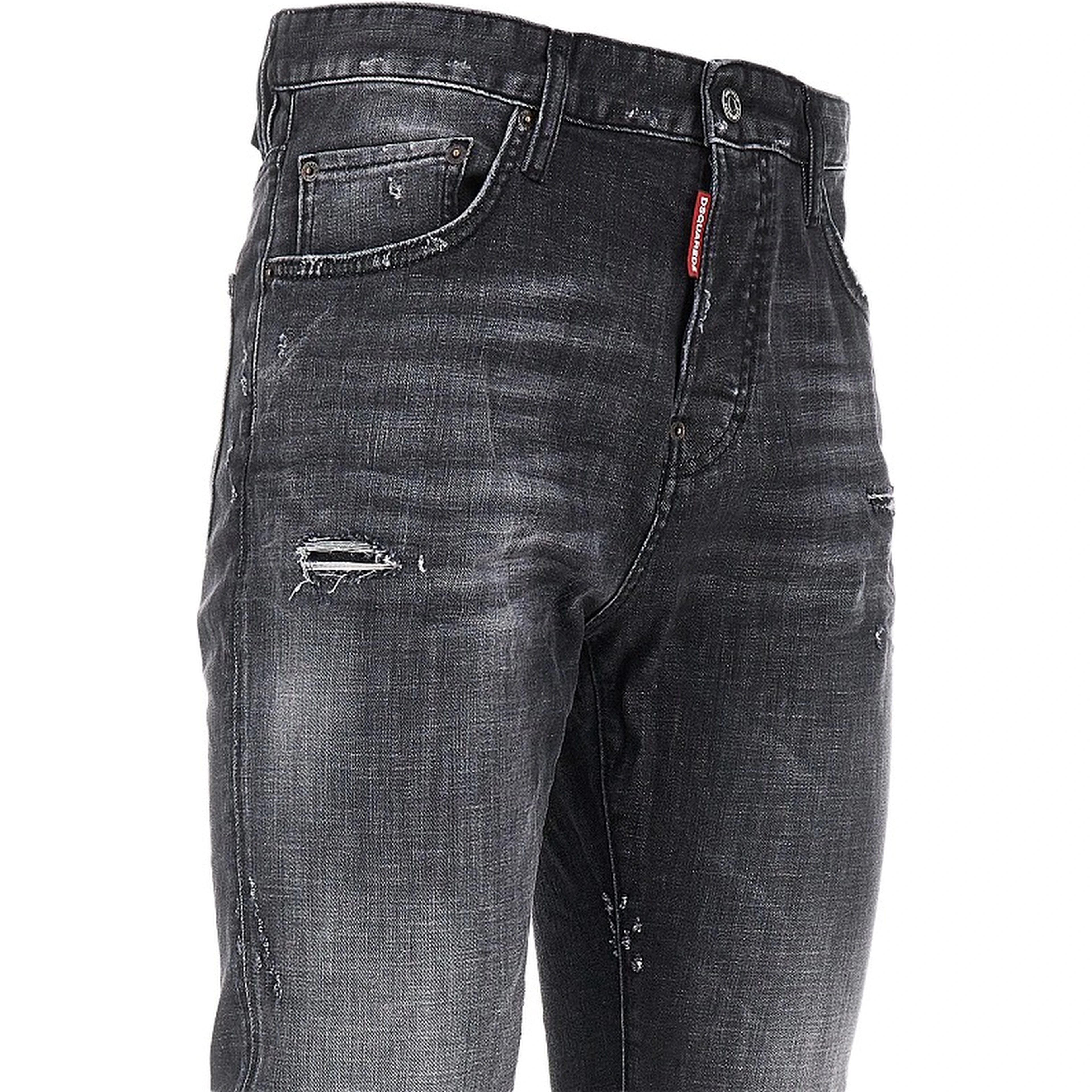 Stretch denim 'Teddy' jeans